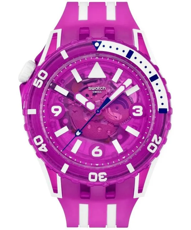 Zegarek Swatch Scubaqua Flower Hat SSCU09P100
