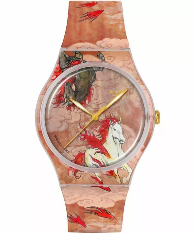 Zegarek damski Swatch Year of the Horse SUOZ369