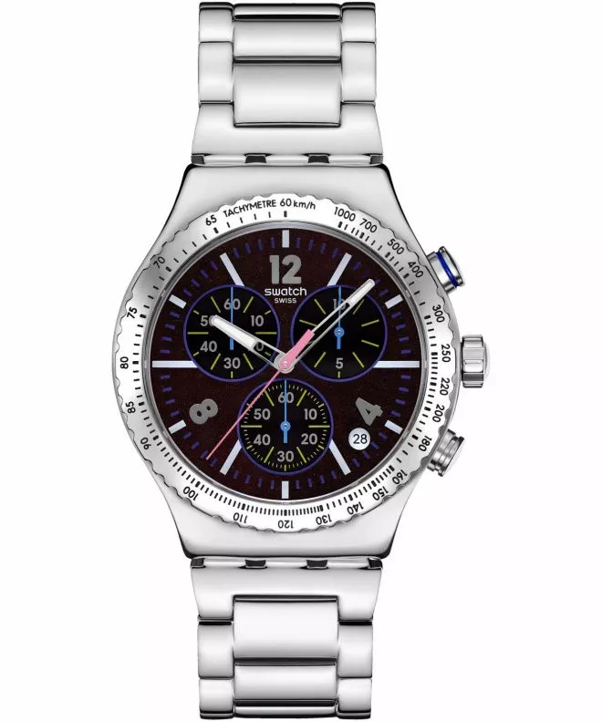 Zegarek Swatch Essentials Purple Glow Chronograph YVS533G
