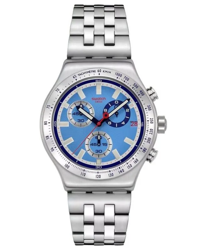 Zegarek Swatch Skin Irony Midnight In The Mirror Chronograph YVS541G
