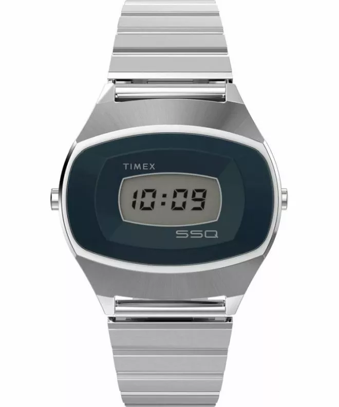 Zegarek męski Timex Q 1975 SSQ Digital Reissue TW2Y06100