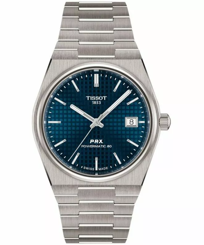 Zegarek męski Tissot PRX Powermatic 80 Automatic Titanium T137.807.44.041.00 (T1378074404100)