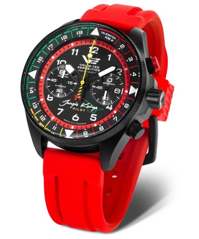 Zegarek męski Vostok Europe Jurgis Kairys Unlimited Aerobatics Chronograph Limited Edition SET 6S21-326C794
