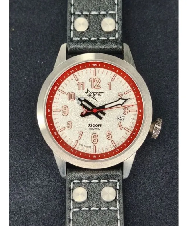 Zegarek męski Xicorr Spark WHite Red Automatic SET X0712