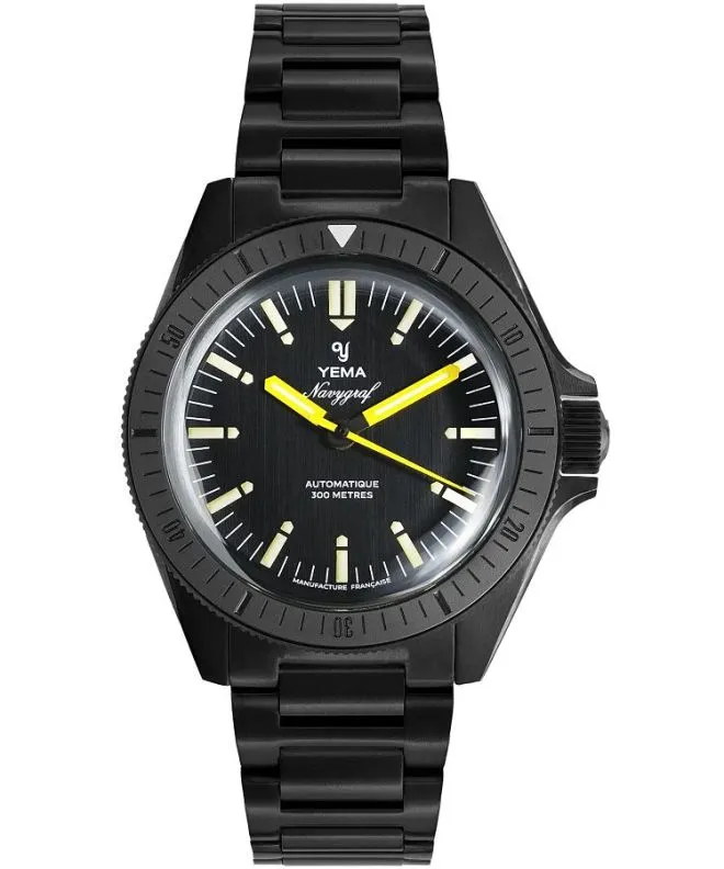 Zegarek męski Yema Navygraf Phantom Automatic Limited Edition 21.26.10.66.SNL.M6