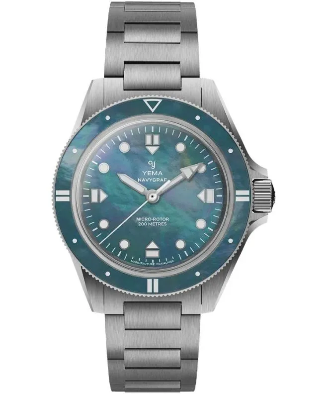 Zegarek męski Yema Navygraf Pearl Automatic Limited Edition 22.25.20.55.SNL.M