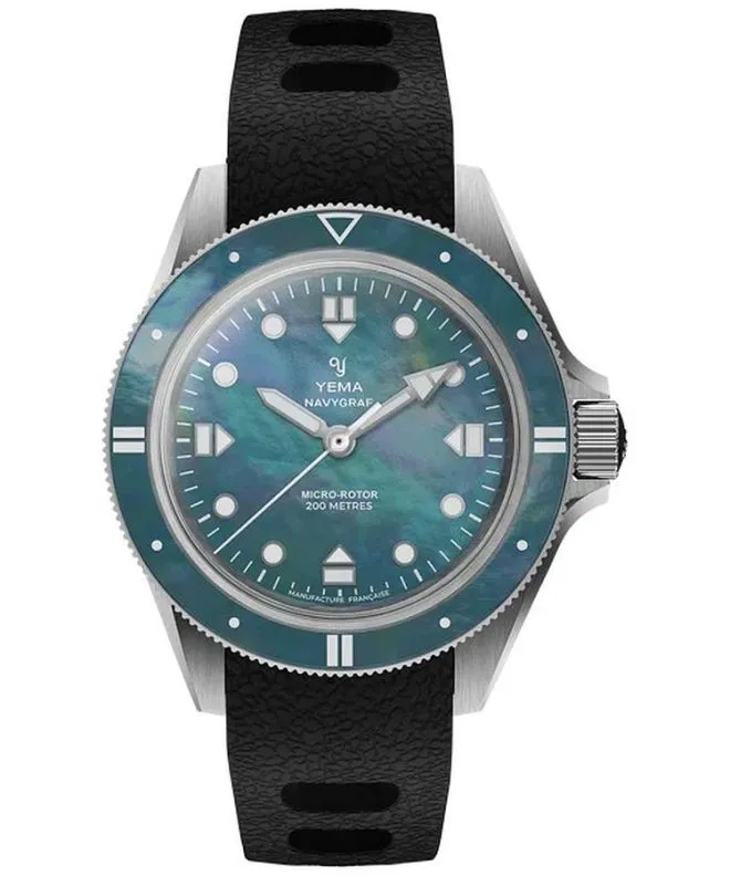 Zegarek męski Yema Navygraf Pearl Automatic Limited Edition 22.25.20.55.SNL.U6