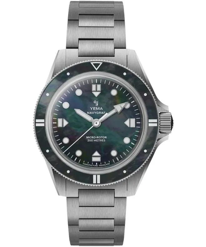 Zegarek męski Yema Navygraf Pearl Automatic 22.25.20.66.SN.M