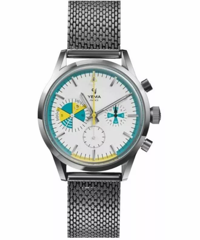 Zegarek męski Yema Yachtingraf Croisière Chronograph YMHF1583-BM