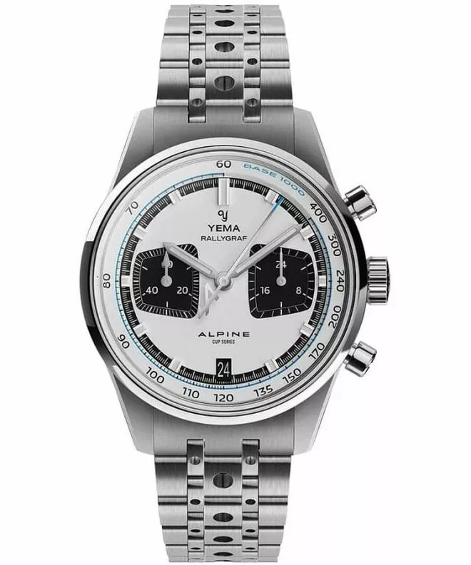 Zegarek męski Yema Rallygraf Alpine Cup Series Chronograph YMHF1589ALP-BM
