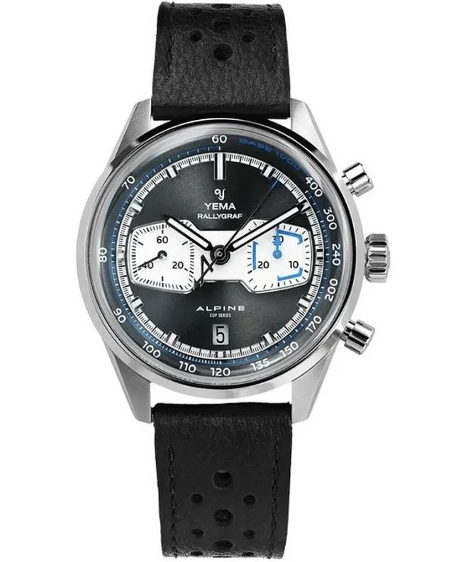 Zegarek męski Yema Rallygraf Alpine Cup Automatic Chronograph Limited Edition YRAL26ALP-CH-AAS