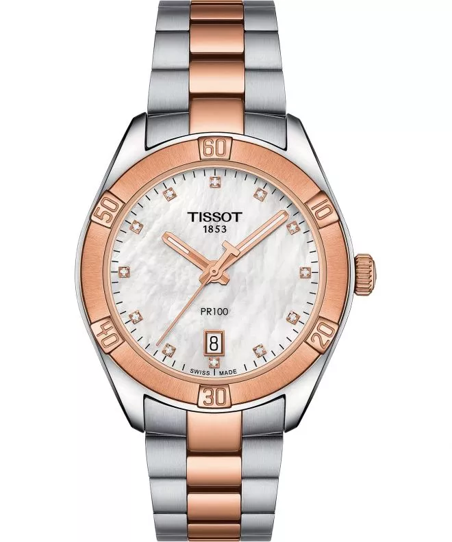 Zegarek damski Tissot PR 100 Sport Chic T101.910.22.116.00 (T1019102211600)