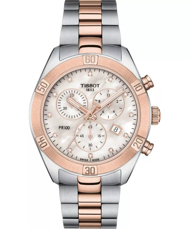 Zegarek damski Tissot PR 100 Sport Chic Chronograph T101.917.22.116.00 (T1019172211600)