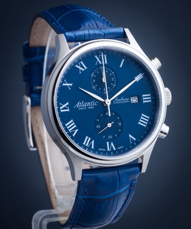 Zegarek męski Atlantic Seabase Chronograph 64452.41.58