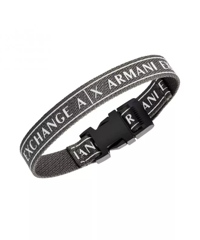 Bransoletka męska Armani Exchange Logo AXG0080040