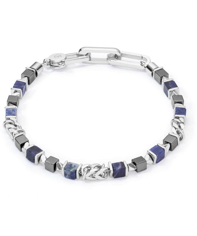 Bransoletka Coeur de Lion Cubes & Chain Blue 0902/30-0700