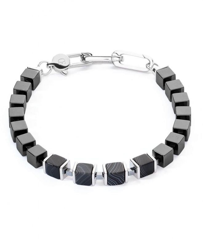 Bransoletka Coeur de Lion Precious Cubes Black 0903/30-1300
