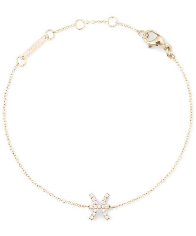 Bransoletka Daniel Wellington Crystal Zodiac Chain Gold Pisces DW00400918