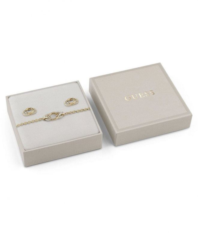 Bransoletka Guess G Logo z kolczykami JUBS04693JWYGS