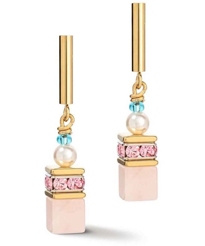 Kolczyki Coeur de Lion GeoCUBE® Precious Fusion Pearls Multicolour Pastel 5086/21-1522