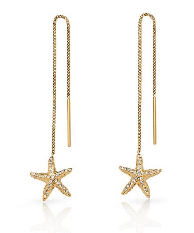 Kolczyki Paul Hewitt Sea Star Eardrop Gold PH-JE-1099
