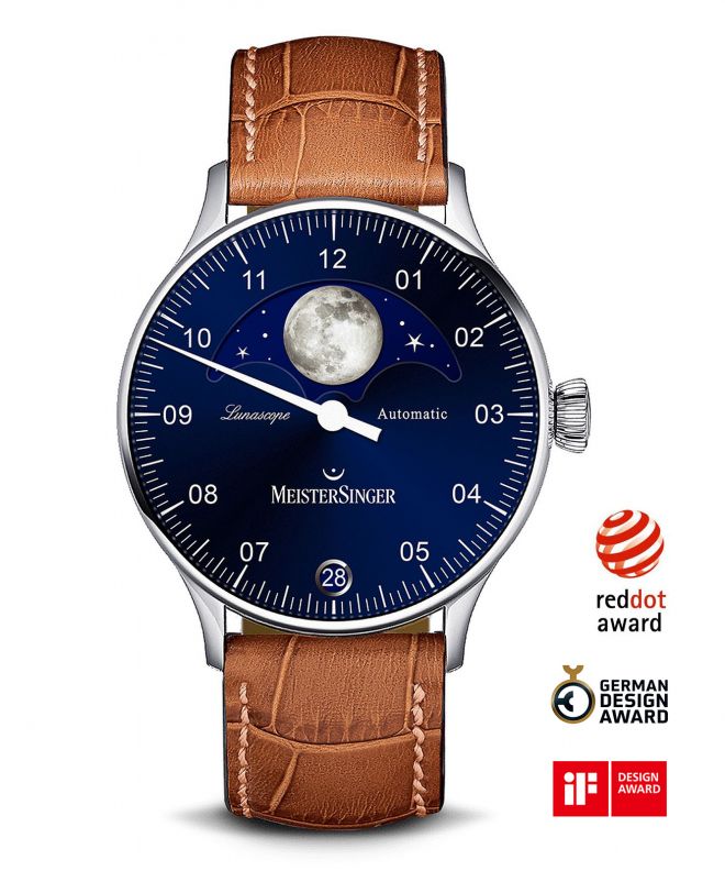 Zegarek męski MeisterSinger Lunascope Automatic LS908_SG03