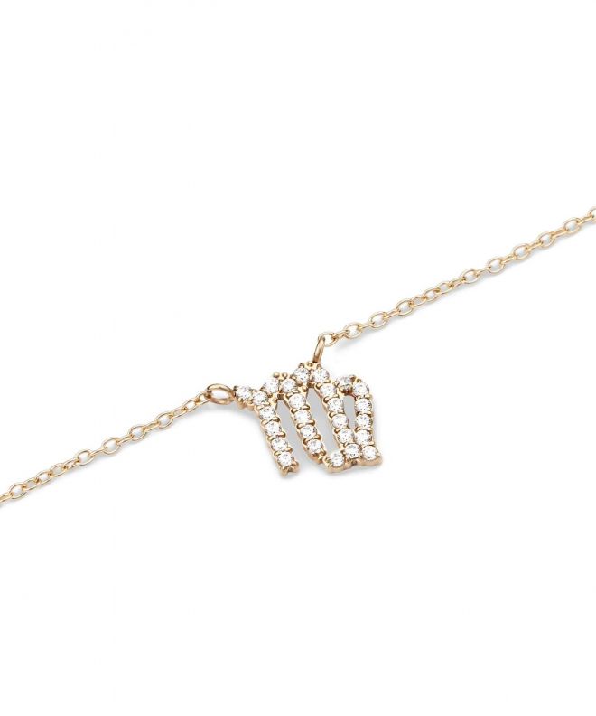 Naszyjnik Daniel Wellington Crystal Zodiac Chain Gold Virgo DW00400924