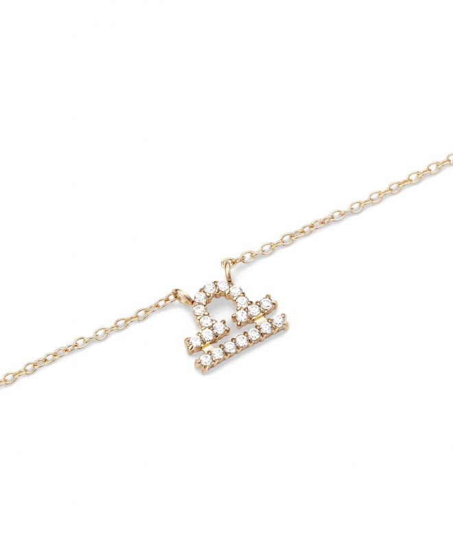 Naszyjnik Daniel Wellington Crystal Zodiac Chain Gold Libra DW00400925