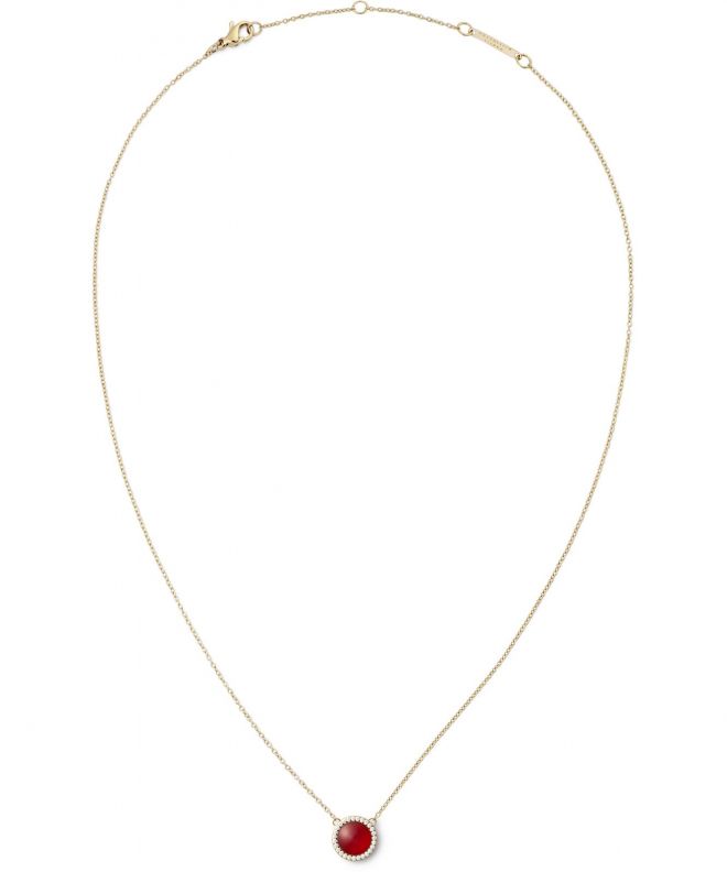 Naszyjnik Daniel Wellington Audrey Red Agathe Gold DW00401440