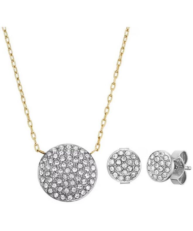 Naszyjnik Fossil Glitz Disc SET z Kolczykami JF04815SET