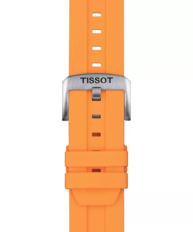 Pasek Tissot Silicone Orange 22 mm