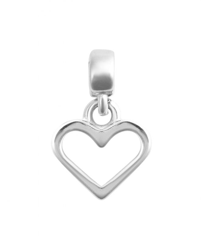 Zawieszka Daniel Wellington Heart Contour Charm Silver DW00401053