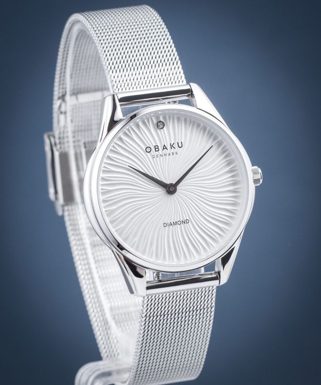 Zegarek damski Obaku Smykke Silver V297LXCIMC