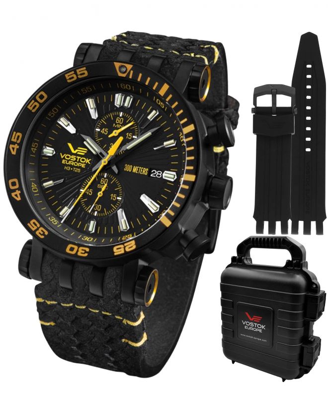 Zegarek męski Vostok Europe Energia Rocket Chrono Limited Edition VK61-575C589