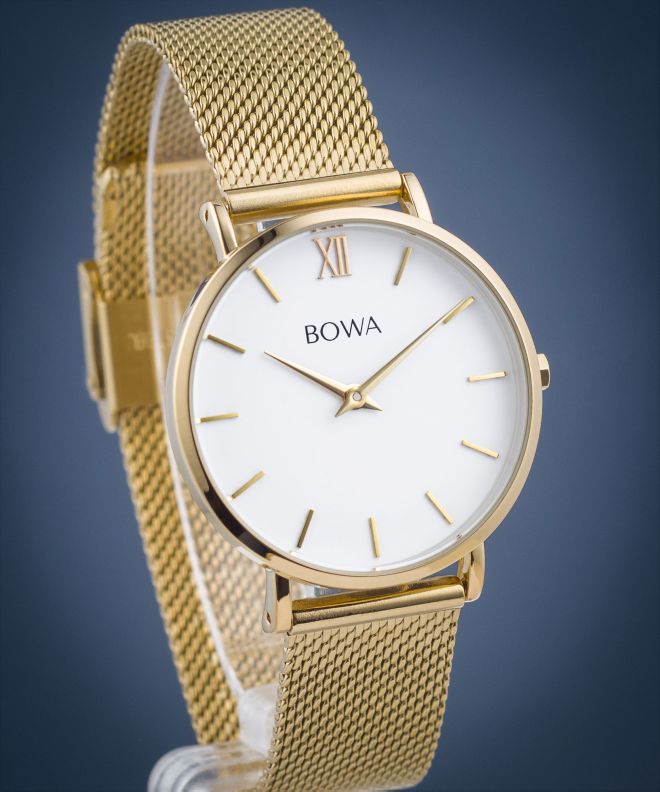 Zegarek damski BOWA London White-Gold 33 LO334-24-164M