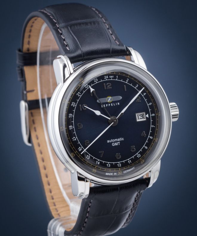 Zegarek męski Zeppelin Lz126 Los Angeles GMT Automatic 7668-3