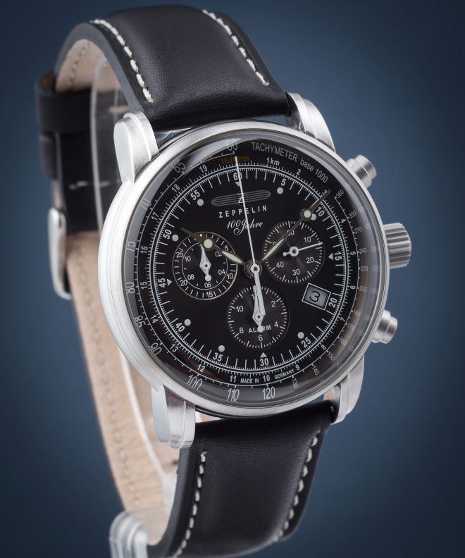 Zegarek męski Zeppelin 100 Years Zeppelin Chronograph Alarm 7680-2