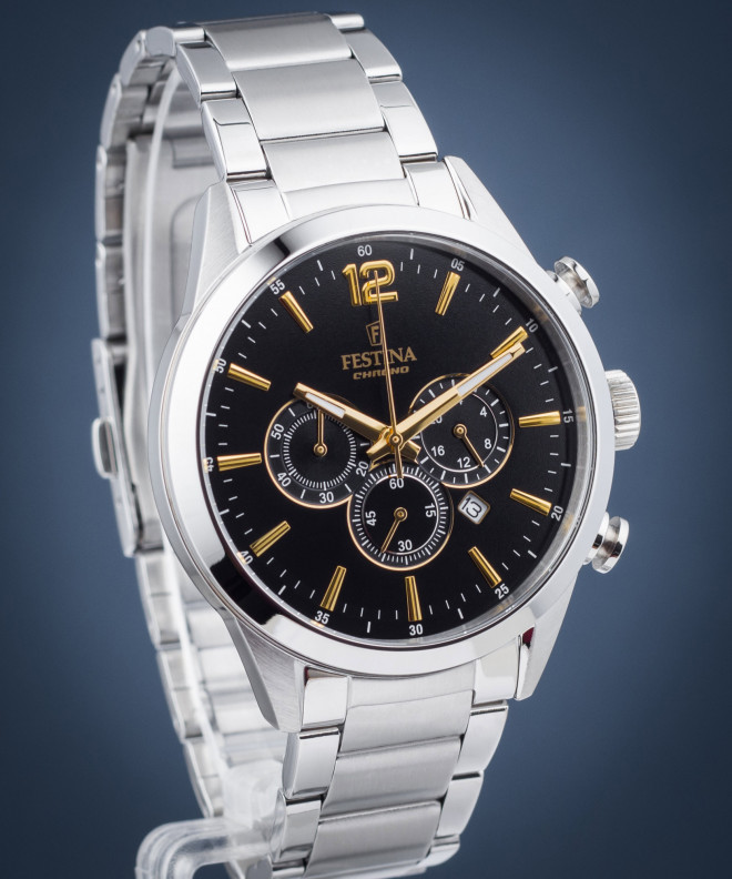 Zegarek męski Festina Timeless Chronograph F20343-4