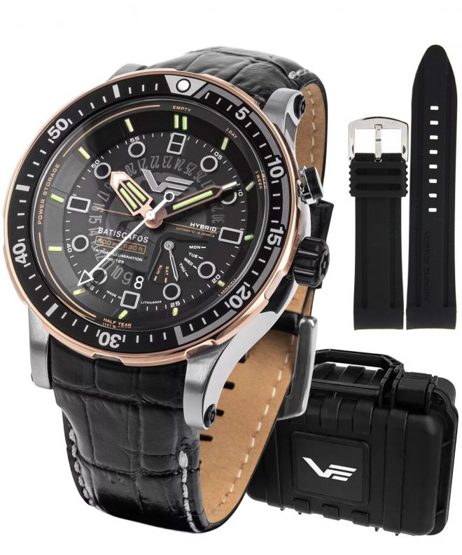 Zegarek męski Vostok Europe Batiscafos Hybrid Automatic SET PX84-511E769