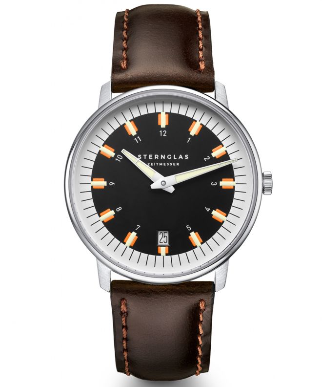 Zegarek męski Sternglas Egor Black Silver S01-EG03-BR03