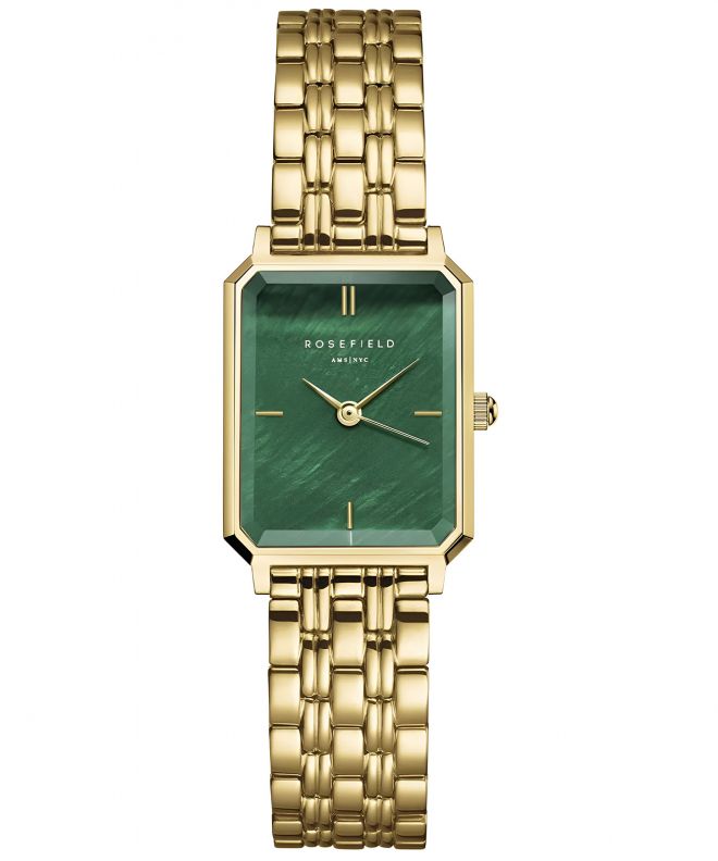Zegarek damski Rosefield Octagon XS Emerald OEGSG-O79