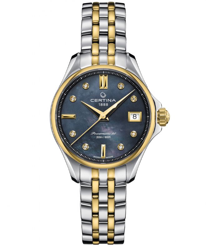 Zegarek damski Certina DS Action Lady Powermatic 80 Diamonds C032.207.22.126.00 (C0322072212600)