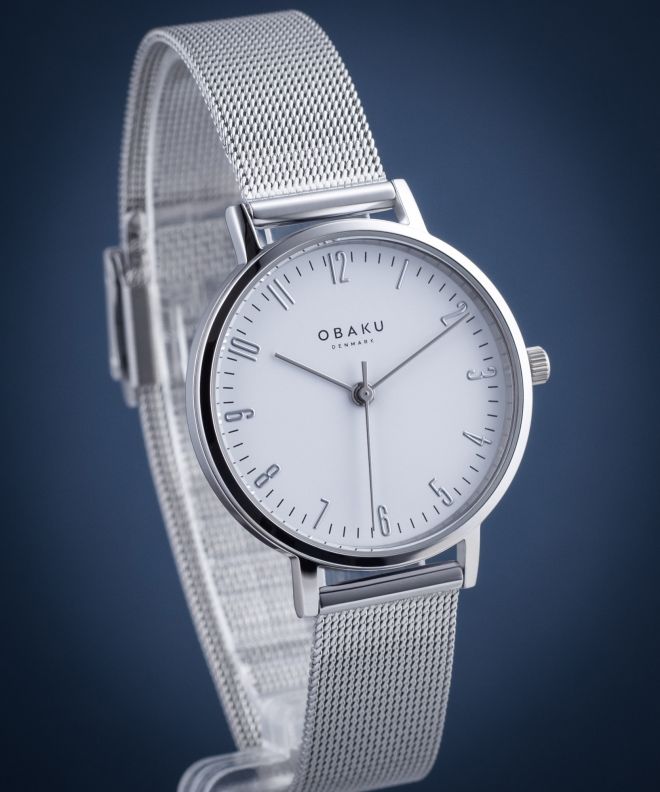 Zegarek damski Obaku Brink Lille-Steel V248LXCIMC