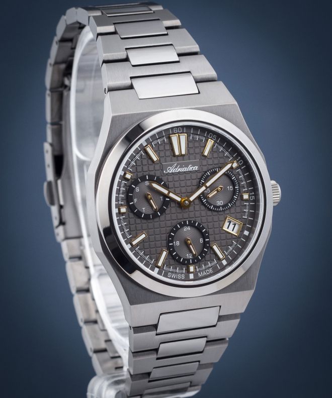 Zegarek męski Adriatica Multifunction A8326.S1G6QF