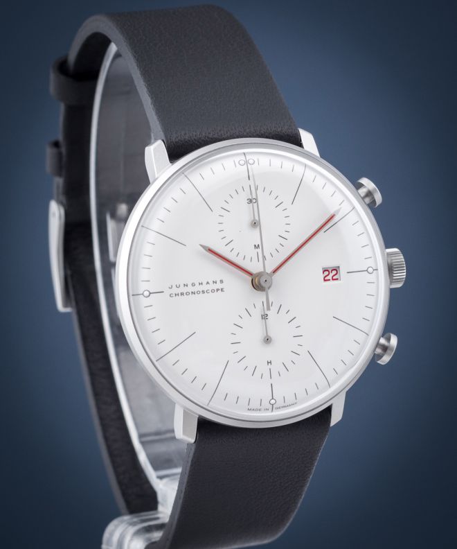 Zegarek męski Junghans max bill Chronoscope Bauhaus 027/4303.02