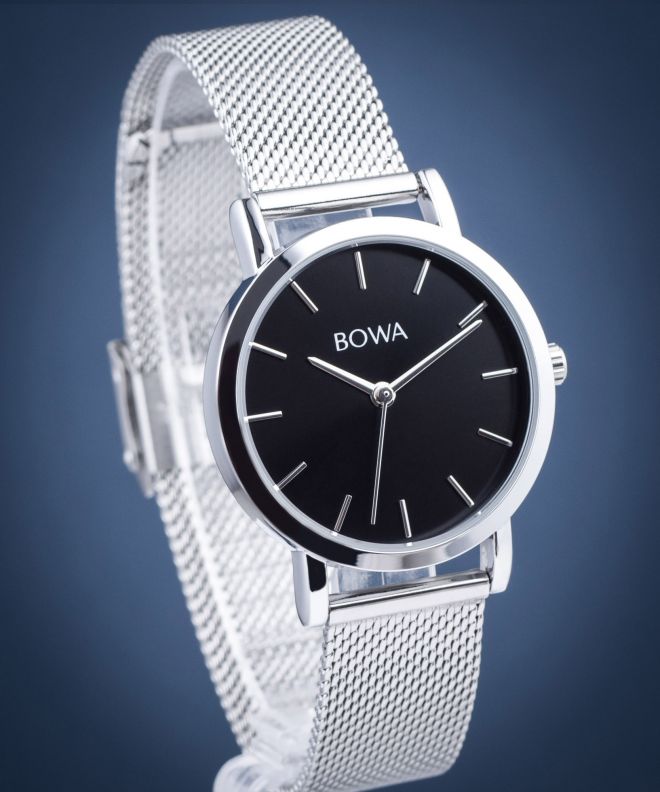Zegarek damski BOWA Tokyo Black-Silver Mesh 33 TO335-15-165M