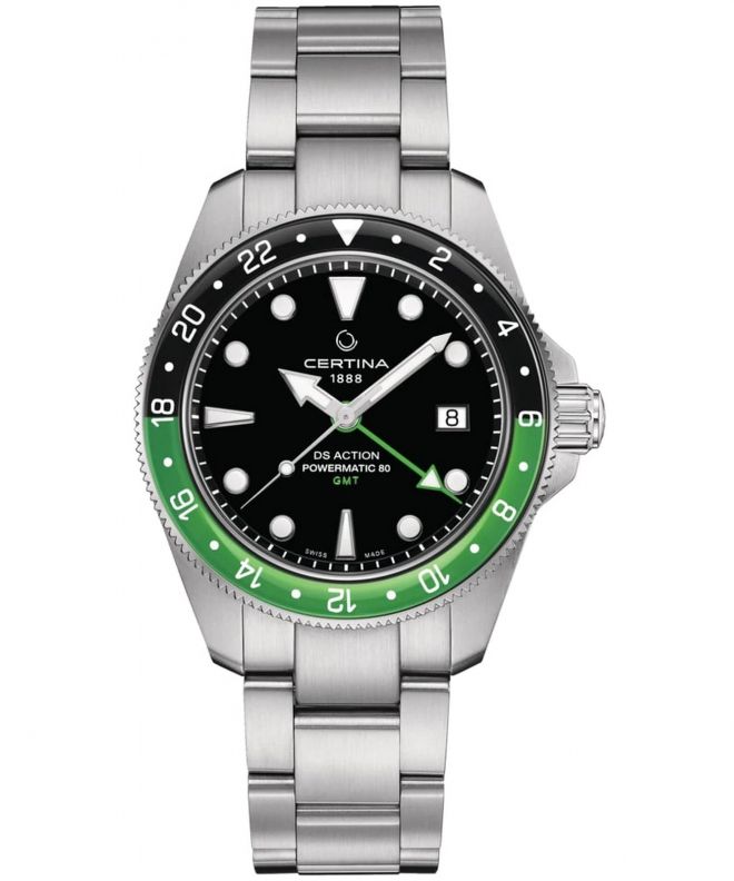 Zegarek męski Certina DS Action GMT Powermatic 80 C032.929.11.051.00 (C0329291105100)