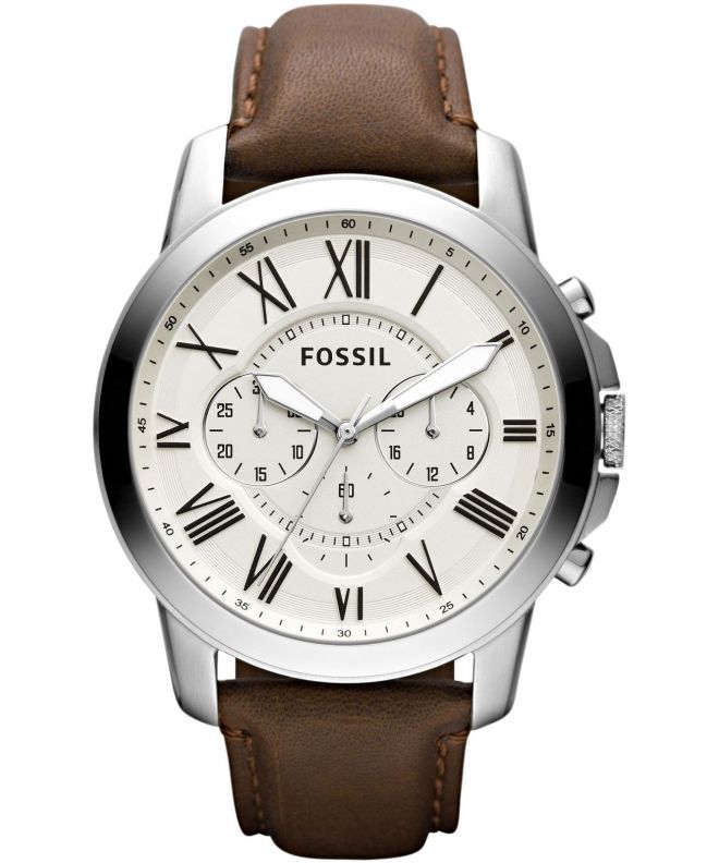 Zegarek męski Fossil Grant Leather FS4735