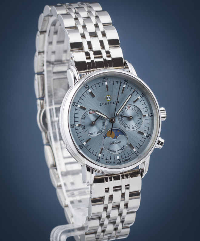 Zegarek damski Zeppelin LZ14 Marine Moonphase Lady 8637M-3