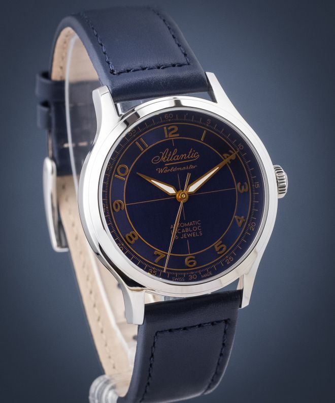 Zegarek męski Atlantic Worldmaster Incabloc Automatic 53780.41.53G